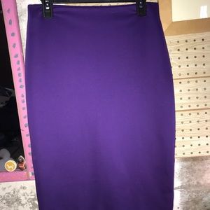 Purple skirt